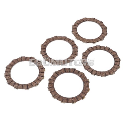 Clutch disc friction disc set 5-piece for Simson S50, S51, S70, S53, S83 Enduro
