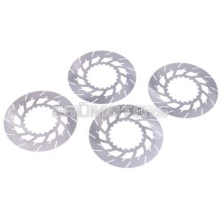   Clutch plates set 4-piece metal 0.6mm for Simson S50, S51, S70, S53, S83 Enduro