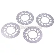 Kuplungtárcsa készlet 4 darab, fém, 0.6mm, Simson S50, S51, S70, S53, S83 Enduro