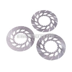   Clutch plates set 3-piece metal 1.0mm for Simson S50, S51, S70, S53, S83 Enduro