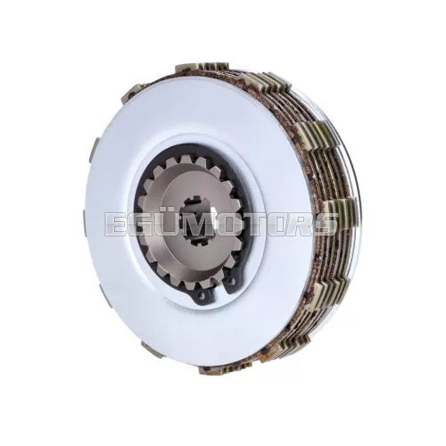 Kuplung készlet komplett, 6 tárcsás, acél, 1.6mm-es rugóval, Simson S51, S70, S53, S83 Enduro M500