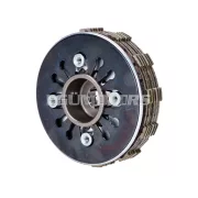 Kuplung készlet komplett, 6 tárcsás, acél, 1.6mm-es rugóval, Simson S51, S70, S53, S83 Enduro M500