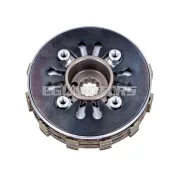 Kuplung készlet komplett, 6 tárcsás, acél, 1.6mm-es rugóval, Simson S51, S70, S53, S83 Enduro M500