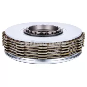 Kuplung készlet komplett, 6 tárcsás, acél, 1.6mm-es rugóval, Simson S51, S70, S53, S83 Enduro M500