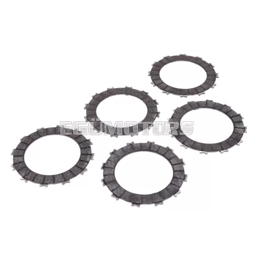 Kuplungtárcsa súrlódótárcsa készlet 5 darab, EVO RACING, Simson S50, S51, S70