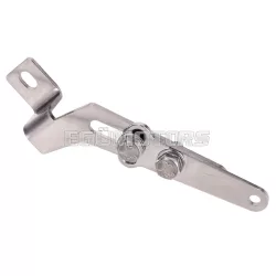   Kipufogó tartókonzol hátsó, rozsdamentes acél, Simson S50, S51