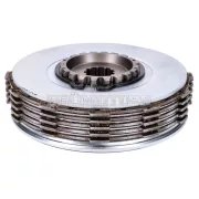 Kuplung készlet komplett, 5 tárcsás, 1.0mm, alumínium, Simson S50, S51, S70, S53, S83 Enduro