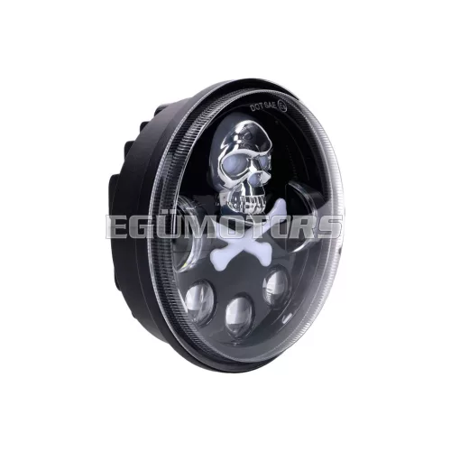 Fényszóró LED Custom D=146mm 5.75" V10, Simson S50, S51, S70, S53, S83 Enduro