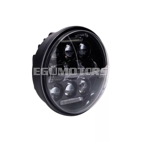 Fényszóró LED Custom D=146mm 5.75", V11, Simson S50, S51, S70, S53, S83 Enduro
