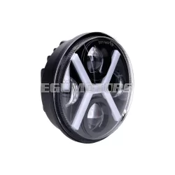   Fényszóró LED Custom D=146mm 5.75", V8, Simson S50, S51, S70, S53, S83 Enduro