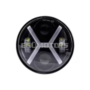 Fényszóró LED Custom D=146mm 5.75", V8, Simson S50, S51, S70, S53, S83 Enduro