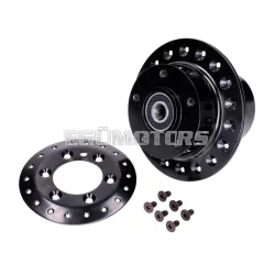   Kerékagy első tárcsafékhez, fekete, Simson S50, S51, S70, S53, S83 Enduro