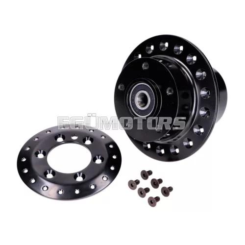Kerékagy első tárcsafékhez, fekete, Simson S50, S51, S70, S53, S83 Enduro