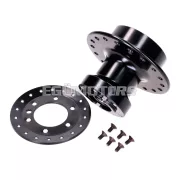Kerékagy első tárcsafékhez, fekete, Simson S50, S51, S70, S53, S83 Enduro