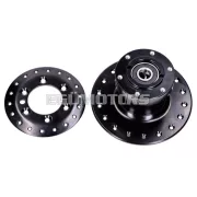 Kerékagy első tárcsafékhez, fekete, Simson S50, S51, S70, S53, S83 Enduro