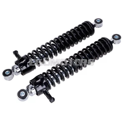 Lengéscsillapító készlet 360 mm, állítható, fekete, Simson S51, S70, S53, S83 Enduro