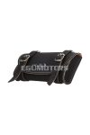 Tool bag, saddle bag Selle Monte Grappa made of leather black L=150mm for Piaggio, Vespa Ciao, Si, Bravo, Boxer, Grillo