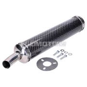 Karbon kipufogódob, univerzális