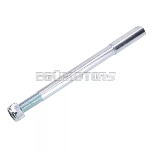 101 Octane első kerék tengely 208mm, önzáró anyával, Rieju MRT (2006-2010) E3