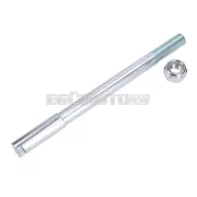 101 Octane első kerék tengely 208mm, önzáró anyával, Rieju MRT (2006-2010) E3