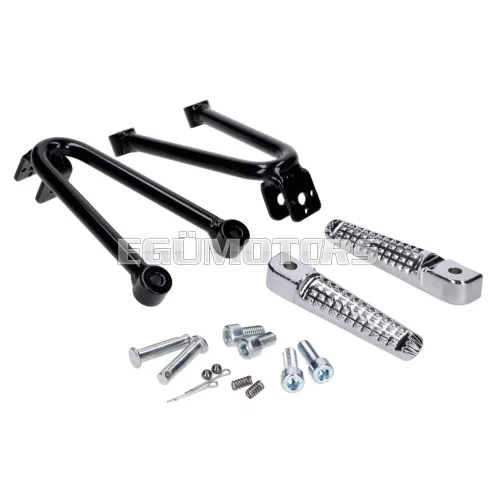 Rear footrest set with mounting material for Beta RR 50