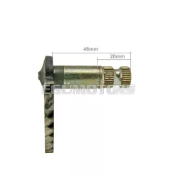   101 Octane berúgótengely komplett, 46mm / 20mm, GY6 50cc, 139QMB