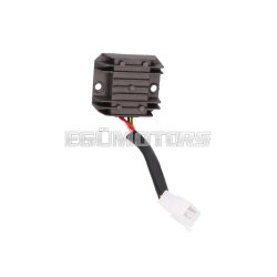 regulator / rectifier 4-pin incl. wire for GY6 50-150cc