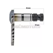 101 Octane berúgótengely komplett, 46mm / 20mm, GY6 50cc, 139QMB