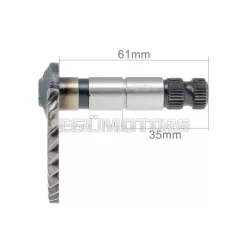   101 Octane berúgótengely komplett, 61mm / 35mm, GY6 50cc, 139QMB