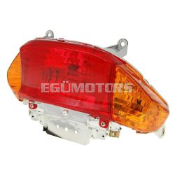   tail light assy - orange turn signal lens - E-marked for Kymco Filly, Baotian BT49QT-9