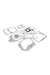 engine gasket set for 10" wheel, 669mm drive belt for GY6 50cc