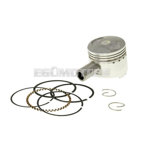 piston set 50cc incl. rings, clips and pin for original cylinder 39mm for GY6 139QMB/QMA