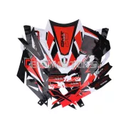 Matrica készlet fekete-fehér-piros, fényes, Gilera SMT 50 (2018-tól)