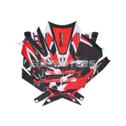 Matrica készlet fekete-fehér-piros, matt, Gilera SMT 50 (2018-tól)