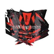 Matrica készlet fekete-piros-szürke, fényes, Gilera RCR 50 (2018-2020) E4 (D50B) ZAPKKA00