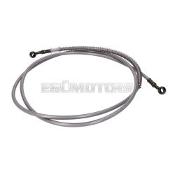   brake hose assy steel braided version for rear disc brake for GY6 125/150cc 4-stroke