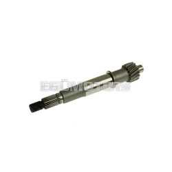 drive shaft clutch side - 15 teeth for GY6 125, 150cc