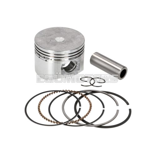 piston set 125cc incl. rings, clips and pin for GY6 152QMI