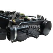 101 Octane komplett motor hosszú változat hátsó dobfékkel, 835 mm-es ékszíjjal, GY6 125cc 152QMI