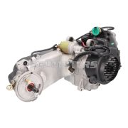 101 Octane komplett motor rövid blokkos, hátsó dobfékkel, 743 mm-es ékszíjjal, GY6 125cc 4-ütemű 152QMI motorokhoz