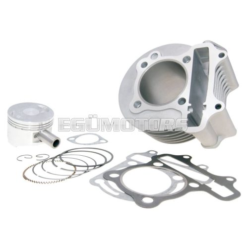 cylinder kit 150cc 57.4mm for China 4-stroke GY6 125 152QMI, 150 157QMJ