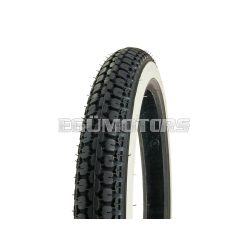 tire IRC NR-7 2.75-17 41P TT whitewall / white sidewall