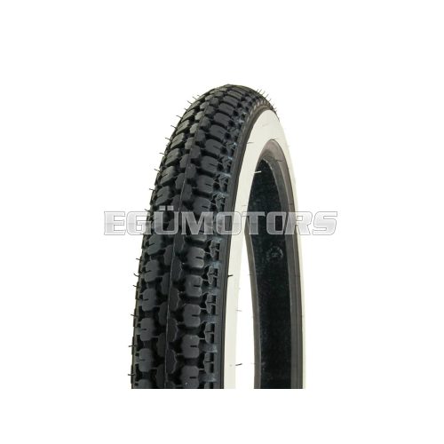 tire IRC NR-7 2.75-17 41P TT whitewall / white sidewall