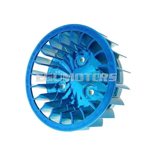 101 Octane Hűtőventilátor kék, Minarelli fekvő motorokhoz, Keeway, CPI, 1E40QMB