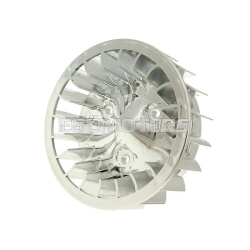 101 Octane Hűtőventilátor krómhatású, Minarelli fekvő motorokhoz, Keeway, CPI, 1E40QMB