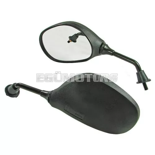 101 Octane tükör készlet M8 menettel, jobb oldali tükör bal menettel, E-jelöléssel