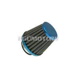 air filter Power 38mm carburetor connection blue