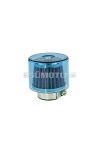 air filter Air-System metal gauze filter 35mm straight version blue shield