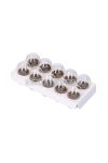 Vparts Irányjelző izzó, átlátszó, R10W, BA15S, 12V, 10W, 10 darab