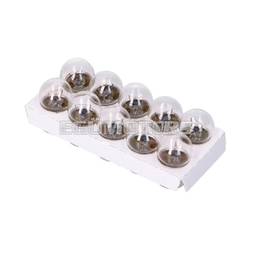 Vparts Irányjelző izzó, átlátszó, R10W, BA15S, 12V, 10W, 10 darab